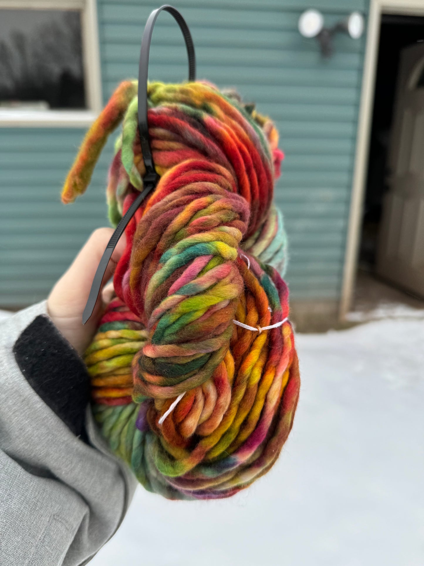 Circus- Hand Dyed Wool Yarn - Super Bulky