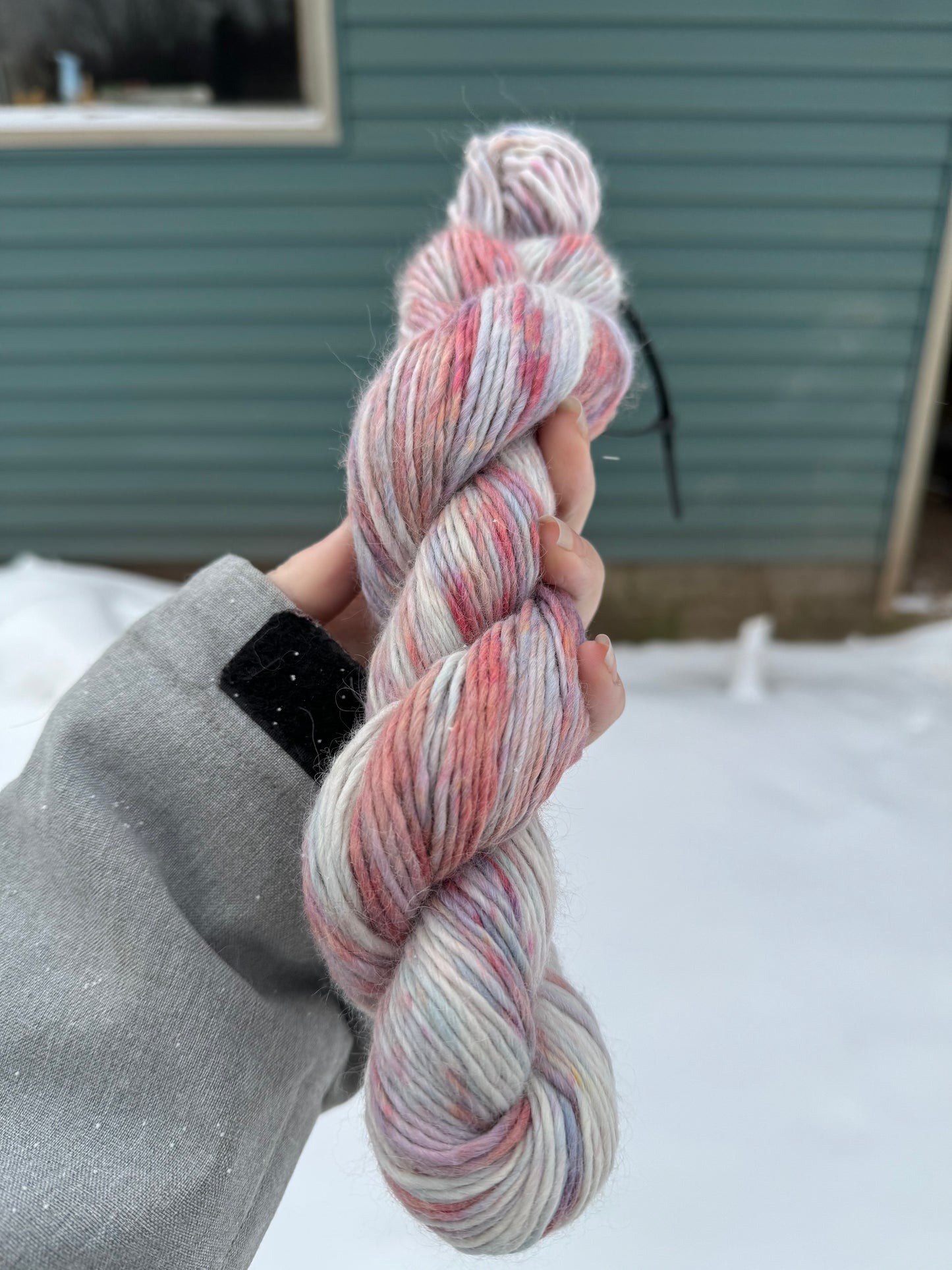 Unicorn Punch - Hand Dyed Wool Blend Yarn - DK/Light Worsted