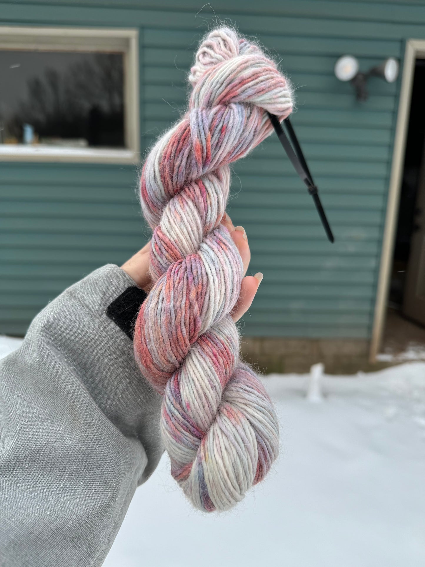 Unicorn Punch - Hand Dyed Wool Blend Yarn - DK/Light Worsted