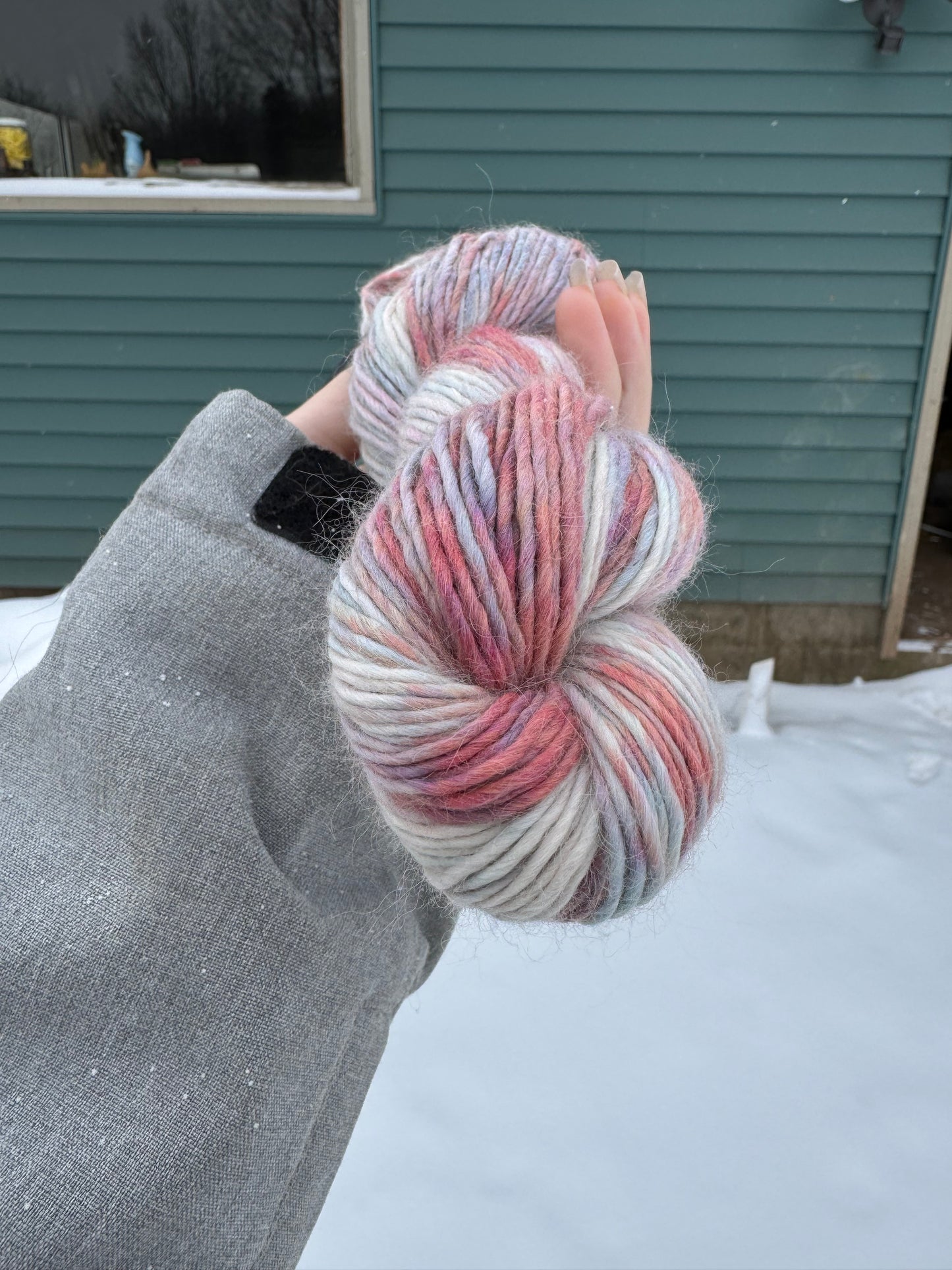 Unicorn Punch - Hand Dyed Wool Blend Yarn - DK/Light Worsted