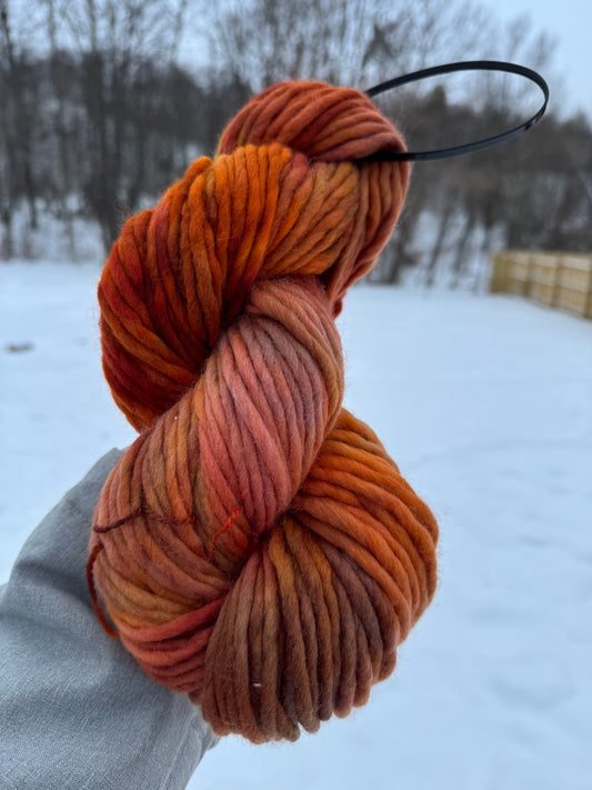 Sunkissed - Hand Dyed Wool Yarn - Super Bulky