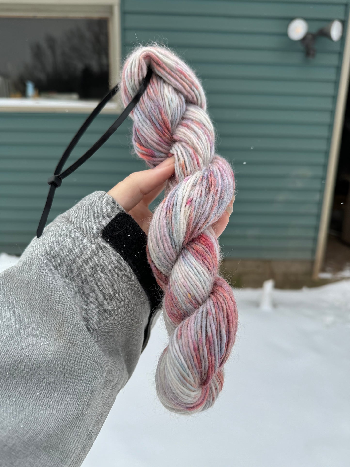 Unicorn Punch - Hand Dyed Wool Blend Yarn - DK/Light Worsted