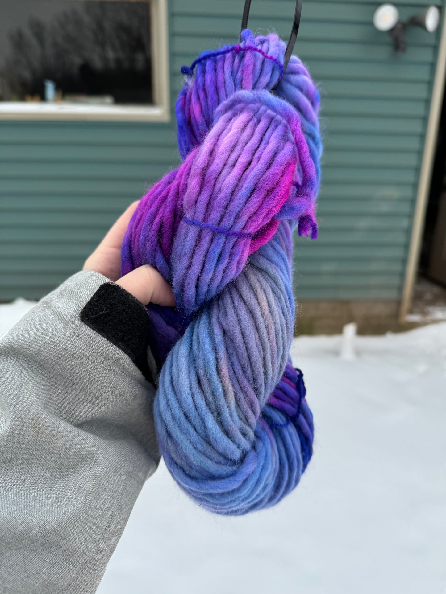 Dip N Dot - Hand Dyed Wool Yarn - Super Bulky