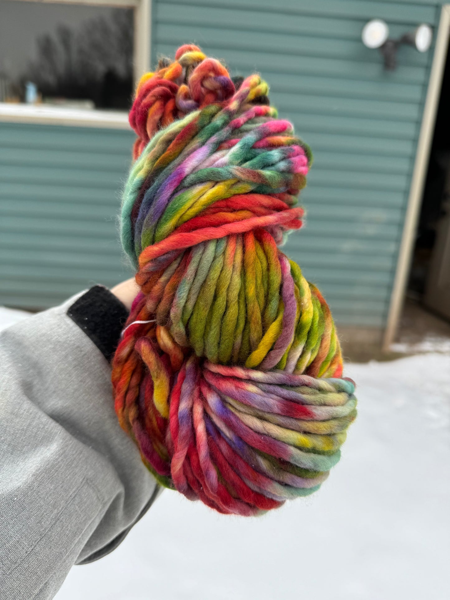 Circus- Hand Dyed Wool Yarn - Super Bulky