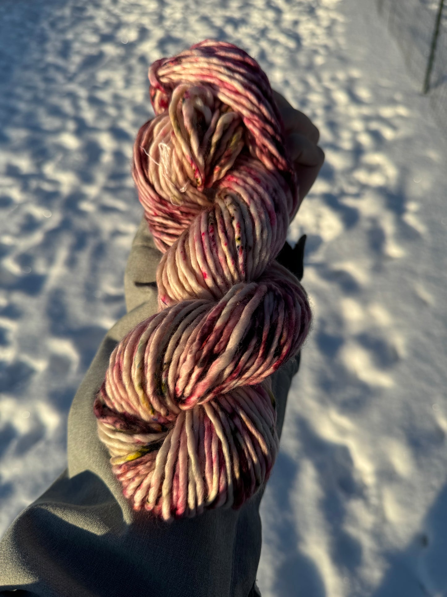 Fairy Garden - Hand Dyed Wool Yarn - Heavy Bulky