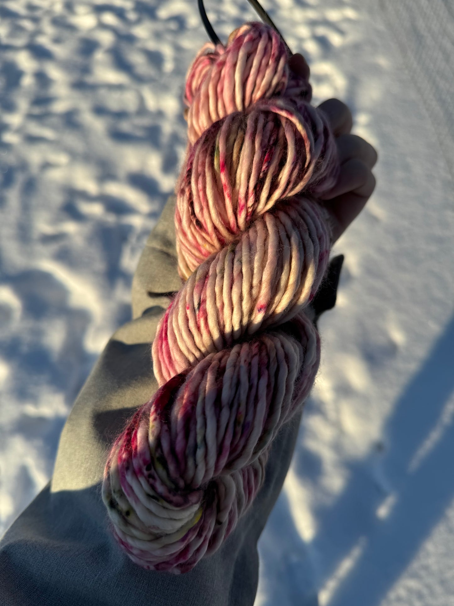 Fairy Garden - Hand Dyed Wool Yarn - Heavy Bulky