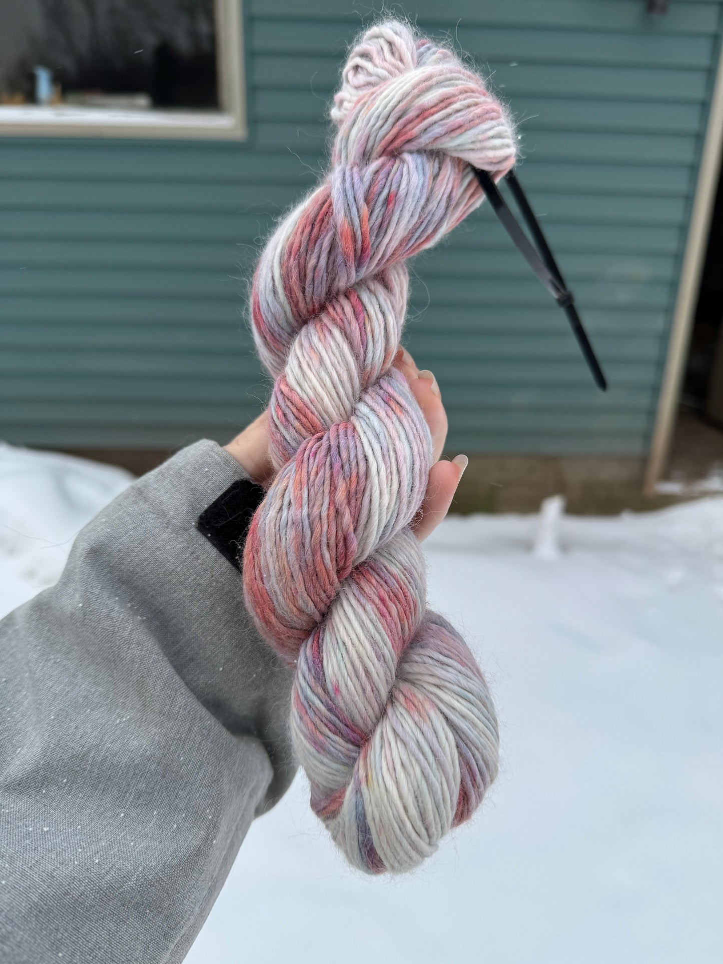 Unicorn Punch - Hand Dyed Wool Blend Yarn - DK/Light Worsted