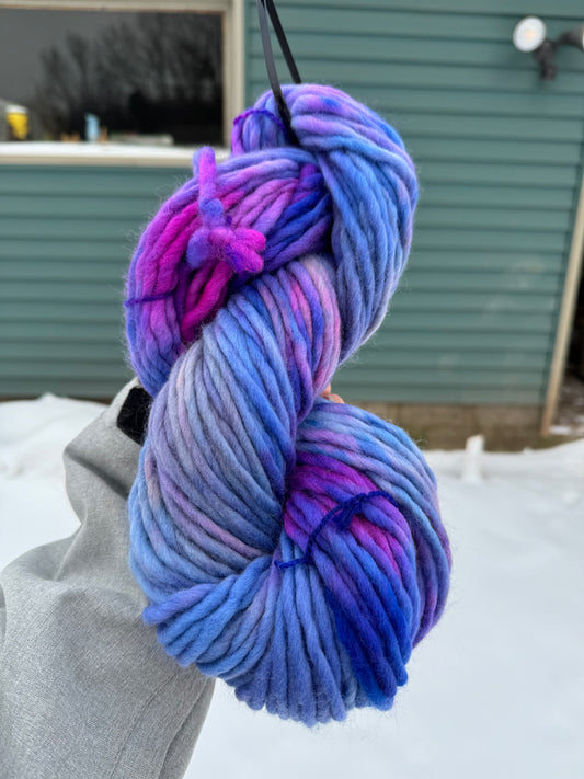 Dip N Dot - Hand Dyed Wool Yarn - Super Bulky