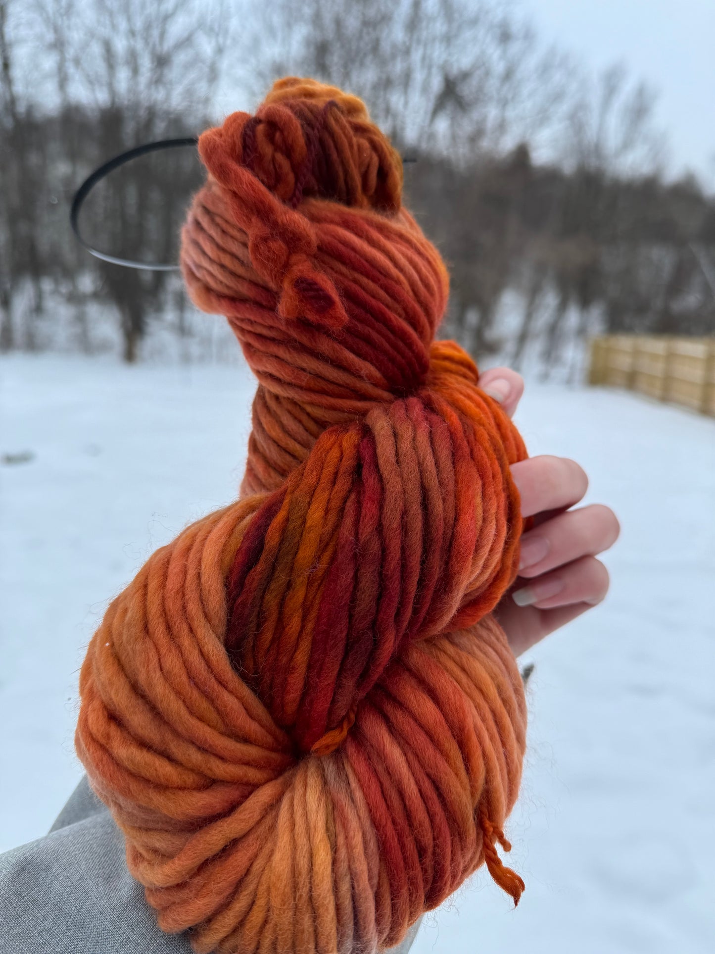 Sunkissed - Hand Dyed Wool Yarn - Super Bulky