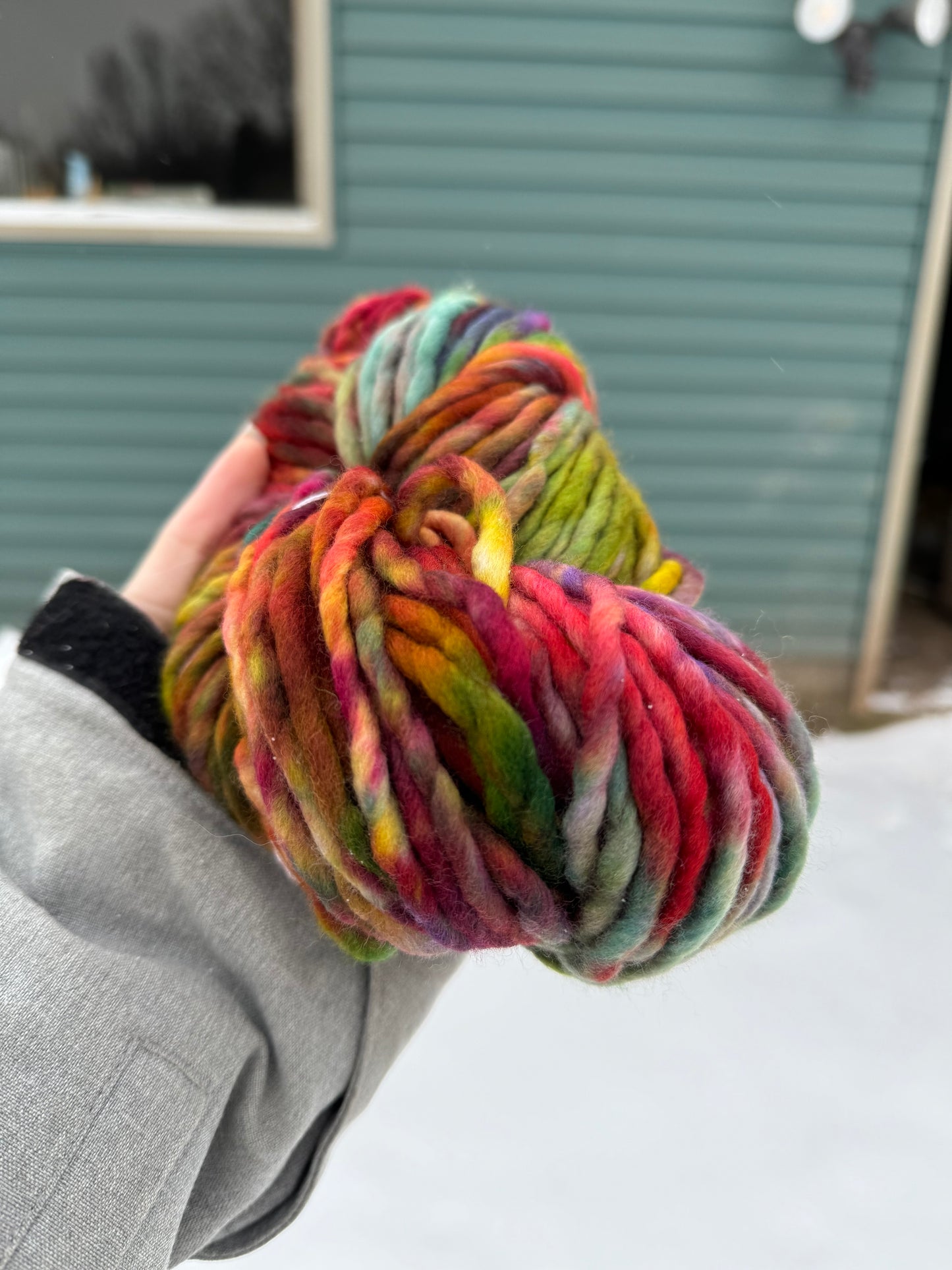 Circus- Hand Dyed Wool Yarn - Super Bulky