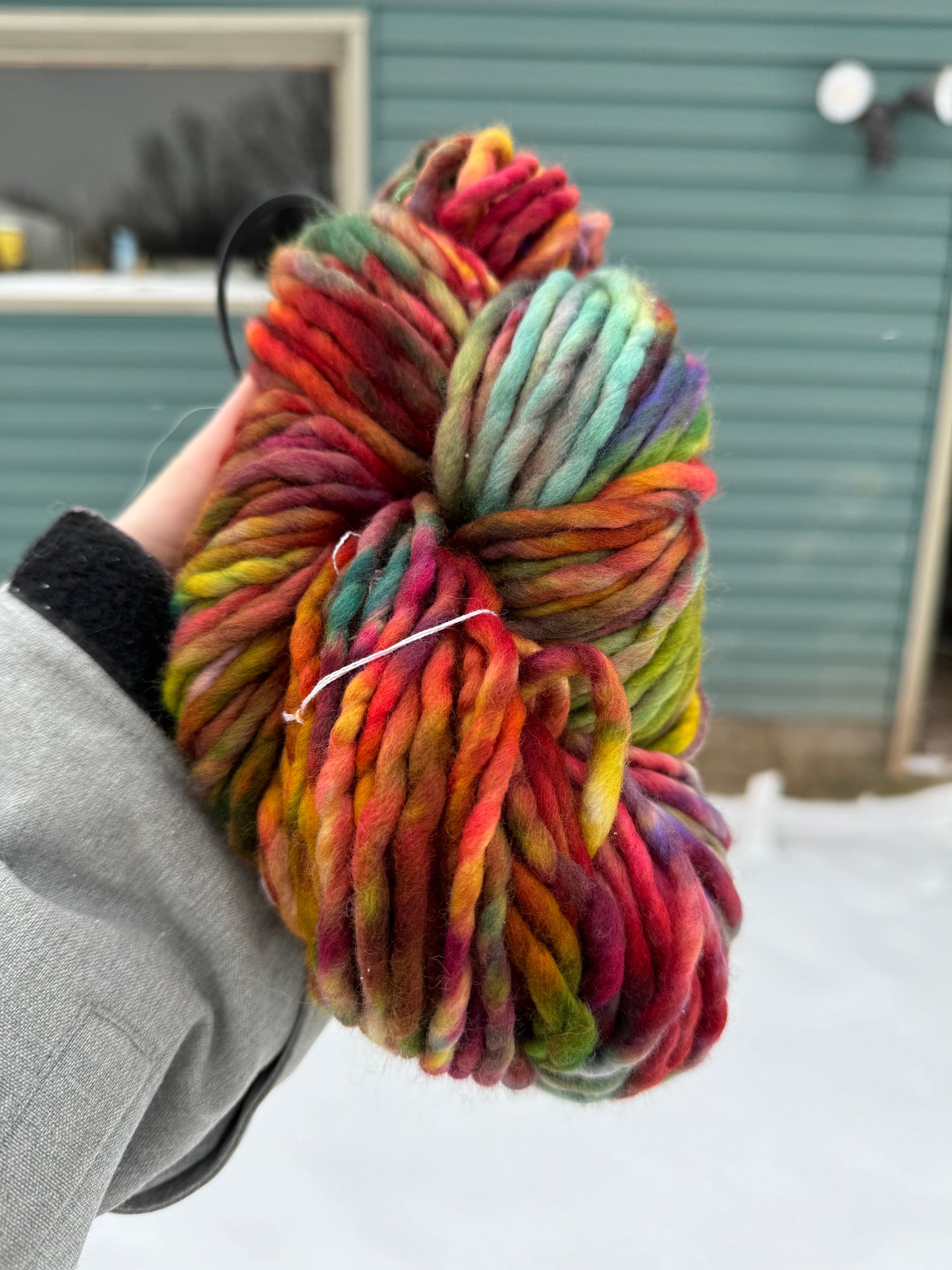 Circus- Hand Dyed Wool Yarn - Super Bulky