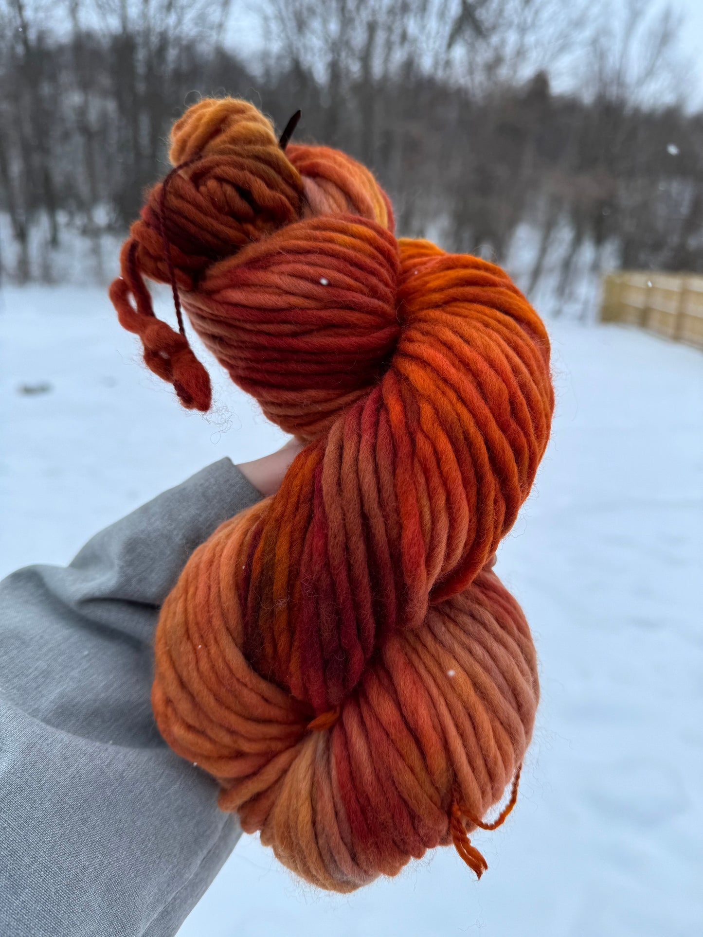 Sunkissed - Hand Dyed Wool Yarn - Super Bulky