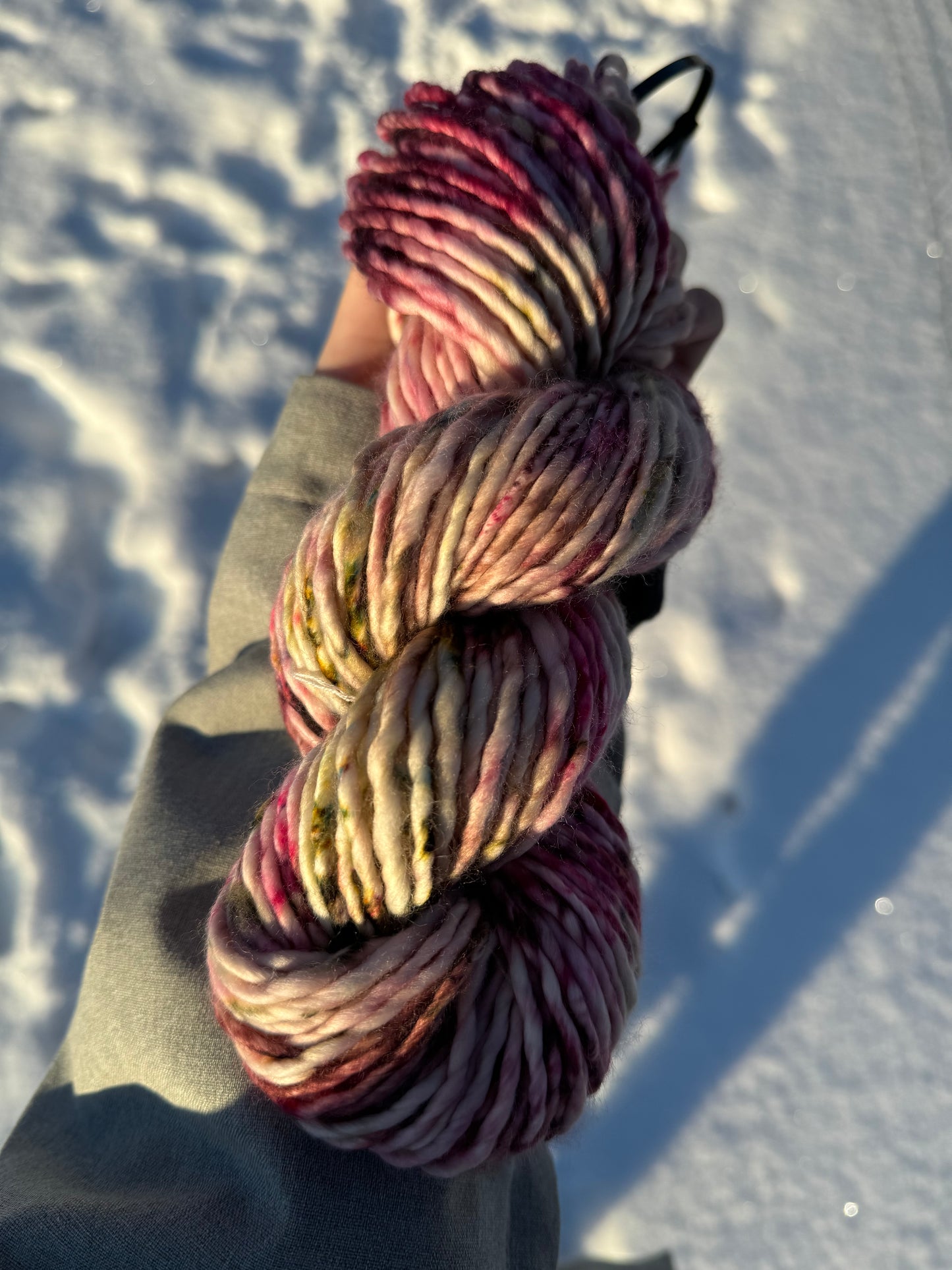 Fairy Garden - Hand Dyed Wool Yarn - Heavy Bulky